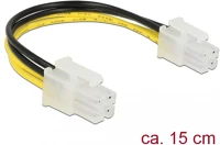 Delock 85450 P4 dugó > p4 dugó tápkábel, 15 cm kép