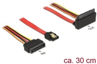Delock 85515 Sata 3 sata power 15pin -> sata 22pin f/f adatkábel 0.3m kép
