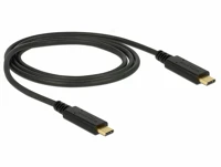 Delock 85531 Usb 3.1 gen 2 (10 gbps) type-c to type-c 1 m 5 a e-marker cable kép