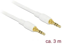 Delock 85552 jack stereo 3,5mm (3pin) -> jack stereo 3,5mm (3pin) m/m audio kábel 3m kép