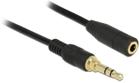 Delock 85578 jack stereo 3,5mm (3pin) -> jack stereo 3,5mm (3pin) m/f audio kábel kép