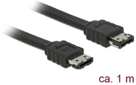 Delock 85640 Esata -> esata f/f adatkábel 1m fekete kép