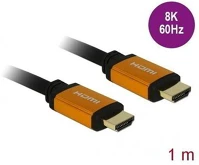 Delock M/M V2.1 1M 8K 60HZ BLACK Cable hdmi m/m v2.1 1m 8k 60hz black kép