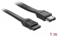 Delock 85810 Sata -> esata f/f adatkábel 1m fekete kép