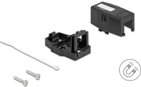 Delock 85840 Keystone felületre épített doboz 1 port mágneses gombbal, fekete színű kép