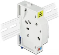 Delock 85922 2 x sc simplex vagy lc duplex optikai rostkapcsoló doboz din sínhez kép