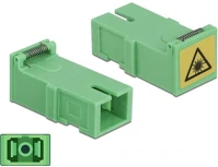 Delock 85925 Kapcsoló párosító lézervédő zárral / borítással sc simplex anya - sc simplex anya 4 db kép