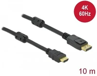 Delock 4K 60 HZ 10 Aktív displayport 1.2 - hdmi kábel 4k 60 hz 10 méter hosszú kép