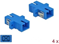 Delock 85990 Sc simplex -> sc simplex m/m adapter kék single-mode ,4db kép