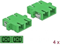 Delock 85992 Sc duplex -> sc duplex m/m adapter zöld single-mode ,4db kép