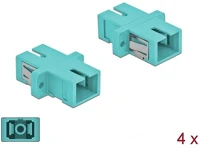Delock 85994 Sc simplex -> sc simplex m/m adapter kék multi-mode om3 ,4db kép