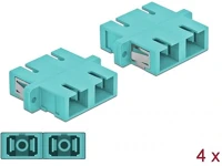 Delock 85997 Sc duplex -> sc duplex m/m adapter kék multi-mode om3 ,4db kép