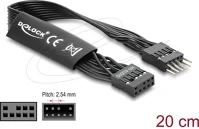 Delock 86049 hd audio lapos kábel, alaplapi hosszabbító kábel, 9 tűs tűsoros kép