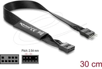 Delock 86052 hd audio lapos kábel, alaplapi hosszabbító kábel, 9 tűs tűsoros kép