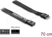 Delock 86058 hd audio lapos kábel, alaplapi hosszabbító kábel, 9 tűs tűsoros kép