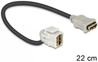 Delock 110 Hdmi f/f keystone modul 0.22m 110° kép