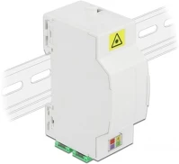 Delock 86543 4 x sc simplex vagy lc duplex optikai rostkapcsoló doboz din sínhez kép