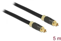 Delock 86595 Toslink -> toslink m/m audio kábel 5m fekete kép