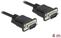 Delock 86618 Serial rs-232 db9 -> serial rs-232 db9 m/m adatkábel 4m fekete kép