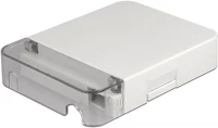 Delock 86844 Fehér száloptikai csatlakozódoboz falra szereléshez 1 db sc simplex vagy lc duplex-hez kép