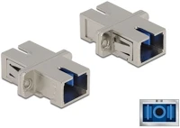 Delock 86872 Sc simplex -> sc simplex f/f adapter fém single-mode kép