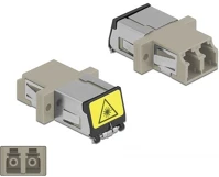 Delock 86899 lc optikai szálas csatlakozó párosító lézervédő zárral / kép