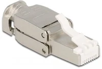 Delock 86927 Rj45 dugó cat.6a stp szerszám nélkül szerelhető kép