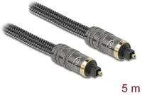 Delock 86986 Toslink -> toslink m/m audio kábel 5m fekete kép