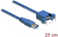 Delock 86994 kábel, usb 3.0-s a típusú bementi csatlakozós > usb 3.0-s a-típusú kép