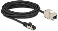 Delock CAT6A S-FTP Cat6a s-ftp patch cable 5m black kép