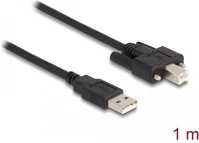 Delock 87198 Kábel usb 2.0 a-típusú dugó - b-típusú dugó csavarokkal ellátott 1 m kép