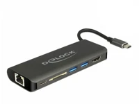Delock 87721 Usb-c dokkoló - fekete kép