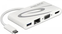 Delock 87731 Usb-c dokkoló - fehér kép