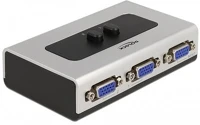 Delock 87758 2 portos manuális kétirányú vga switch kép