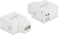 Delock 87791 2,1 a-s, fehér, a-típusú usb töltő portos keystone modul kép