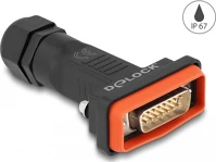 Delock 87806 D-sub 15 tűs apa kerettel ip67 vízhatlan kép