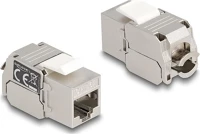Delock 87856 Keystone modul rj45 anya - lsa cat.6a leddel kép