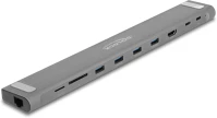 Delock 87895 usb type-c , vékony dokkoló állomás 4k - hdmi /  / pd 3.0 kép