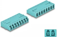 Delock 87931 Optikai szál kapcsolódás hd lc octuplex anya - lc octuplex anya vízszínű kép