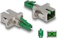 Delock 87943 Optikai szál hibrid párosító lc simplex apa - sc simplex anya zöld kép