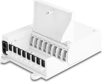 Delock 87949 optikai rostszálas elosztó doboz ftth beltéri falra szerelésre 8 portos kép