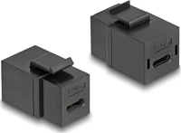 Delock 87950 Keystone modul usb 2.0 type-c  anya   anya fekete színű kép