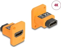 Delock 88001 D-típusú modul hdmi-a anya   anya 4k narancssárga kép