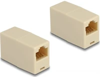 Delock 88034 Rj45 -> rj45 f/f adapter bézs kép