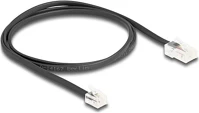 Delock 88035 Rj45 -> rj11 m/m adatkábel 1m fekete kép