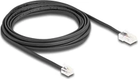 Delock 88038 Rj45 -> rj11 m/m adatkábel 5m fekete kép
