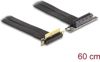 Delock 88045 X4 male 90° - x4 slot 90° kábellel 60cm 1-port pcie x4 riser kártya kép