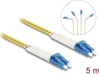 Delock 88073 Üvegszálas optikai kábel lc duplex - lc duplex egyszerű módozatú, os2 hajlított, 5 m kép