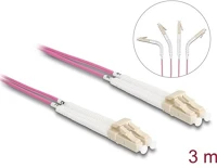 Delock 88089 Üvegszálas optikai kábel lc duplex - lc duplex egyszerű többszörös, om4 hajlított, 3 m kép