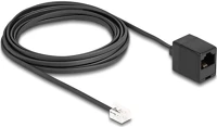 Delock 88095 Rj11 -> rj45 m/f adatkábel 5m fekete kép